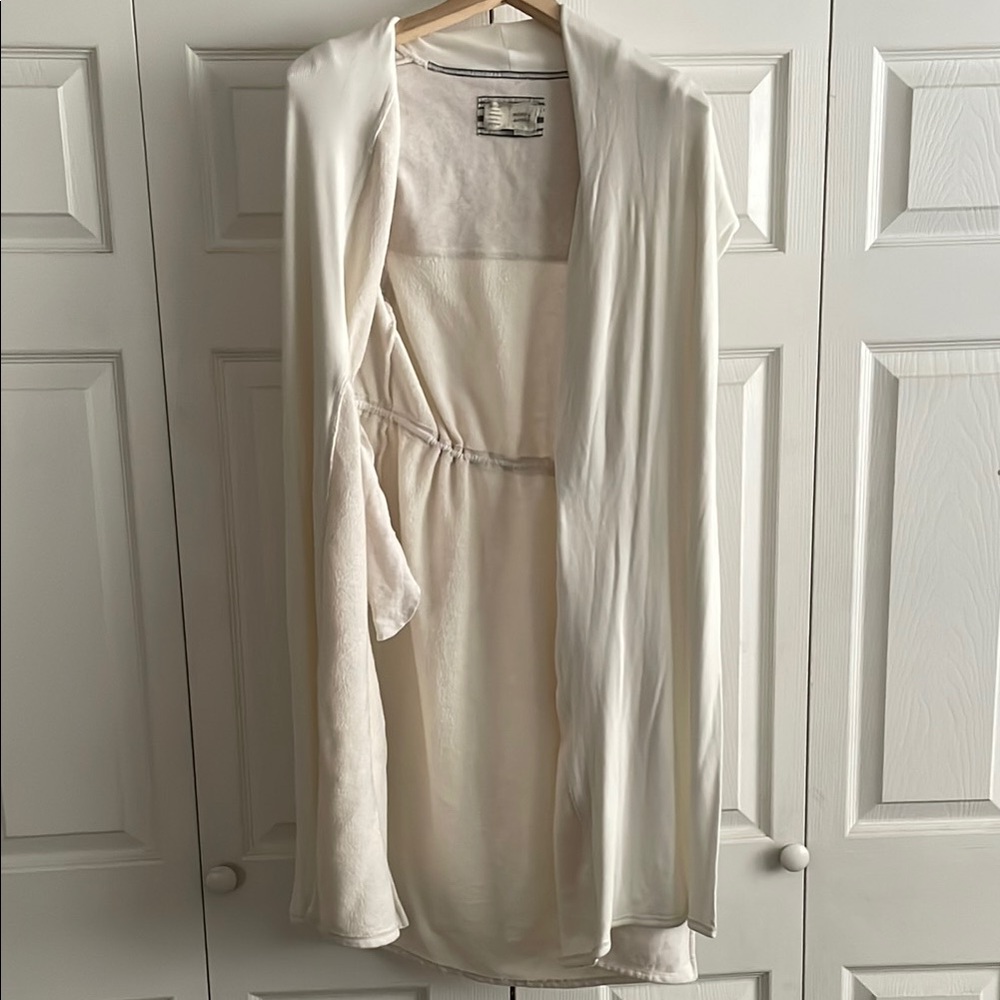Anthropologie Saturday/Sunday Avasa Duster Vest White Sz. Small